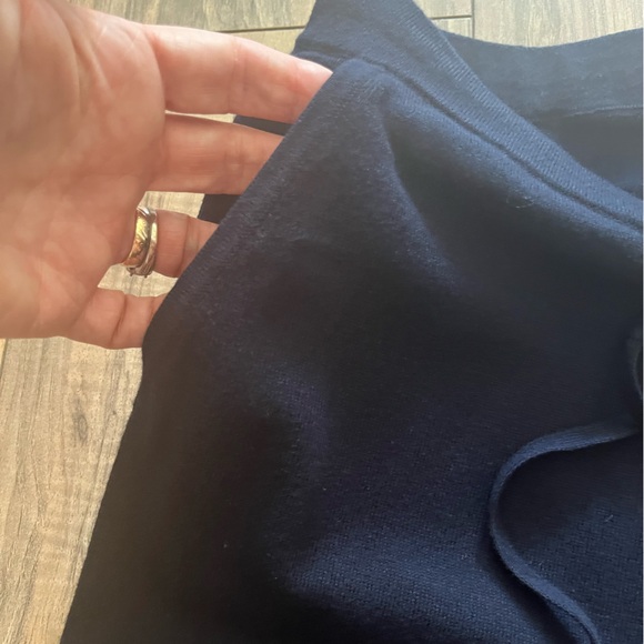 $328 PER SE by CARLISLE Cashmere Blend Knit Jogger Drawstring Pants Ankle Zip M - Picture 8 of 14